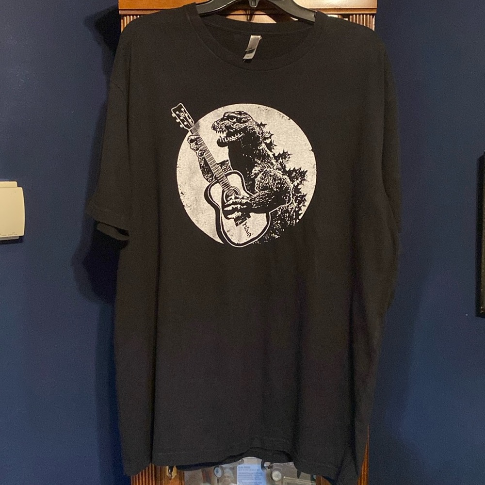 Godzilla guitar t-shirt